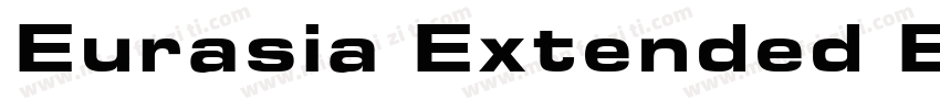 Eurasia Extended Bold字体转换